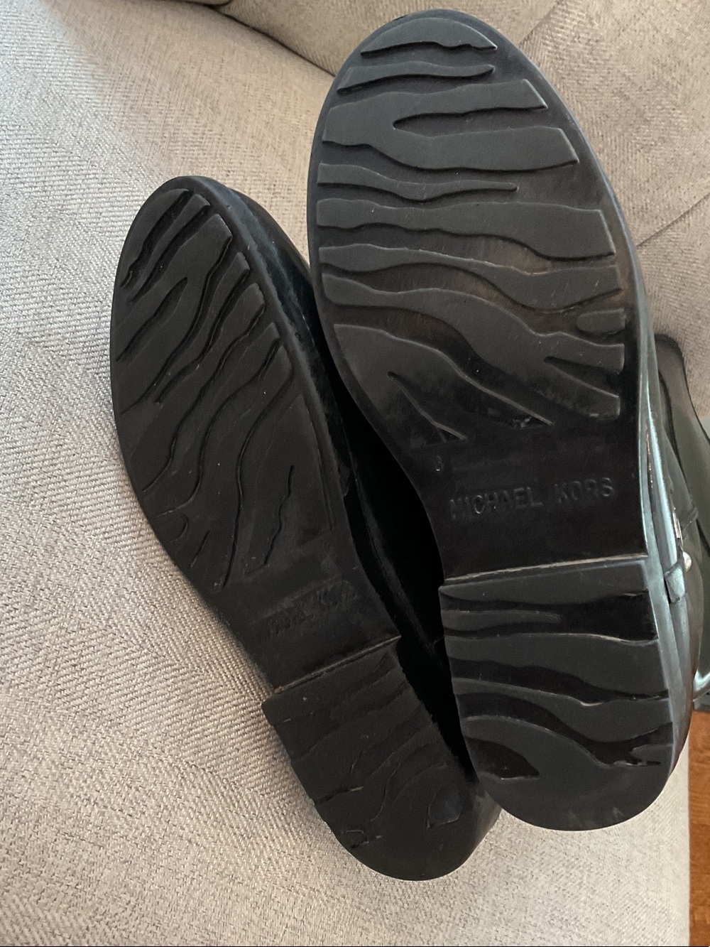 Michael Kors Black Fulton Tall Rain Boots - Picture 7 of 7